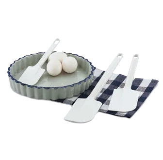Vollrath 52013 Scraper/Spatula, 13 5/8" White Thermoplastic Blade, Handle, Dishwasher Safe NSF