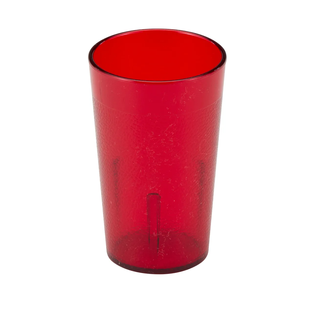 Cambro 500P2156 5.2-oz Ruby Red SAN Tumbler, 2-1/4" Top Dia, Finish, Dishwasher Safe - 24/Case