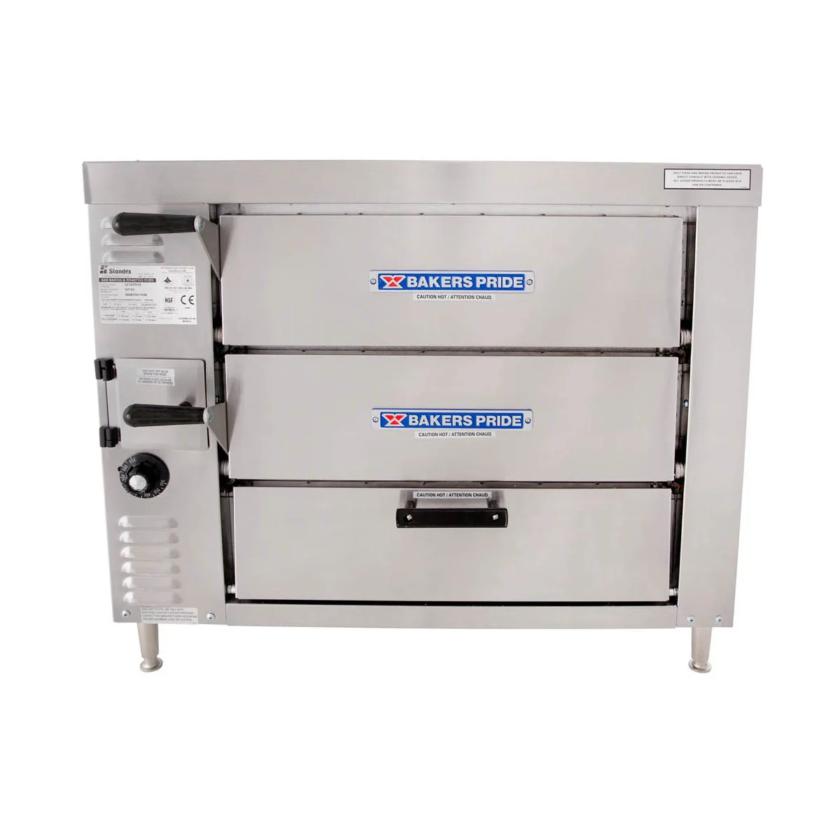 Bakers Pride GP51 32" Double Deck Gas Countertop Pizza Oven w/ 40,000 BTU, Stackable