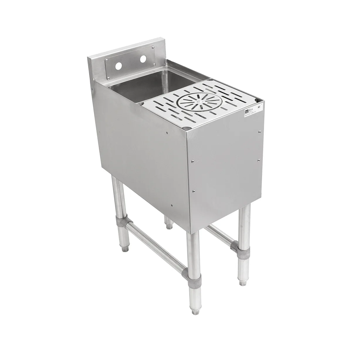 John Boos UBMS-2112-X Underbar Sink Units, 1 Compartment without Drainboard - Flyer
