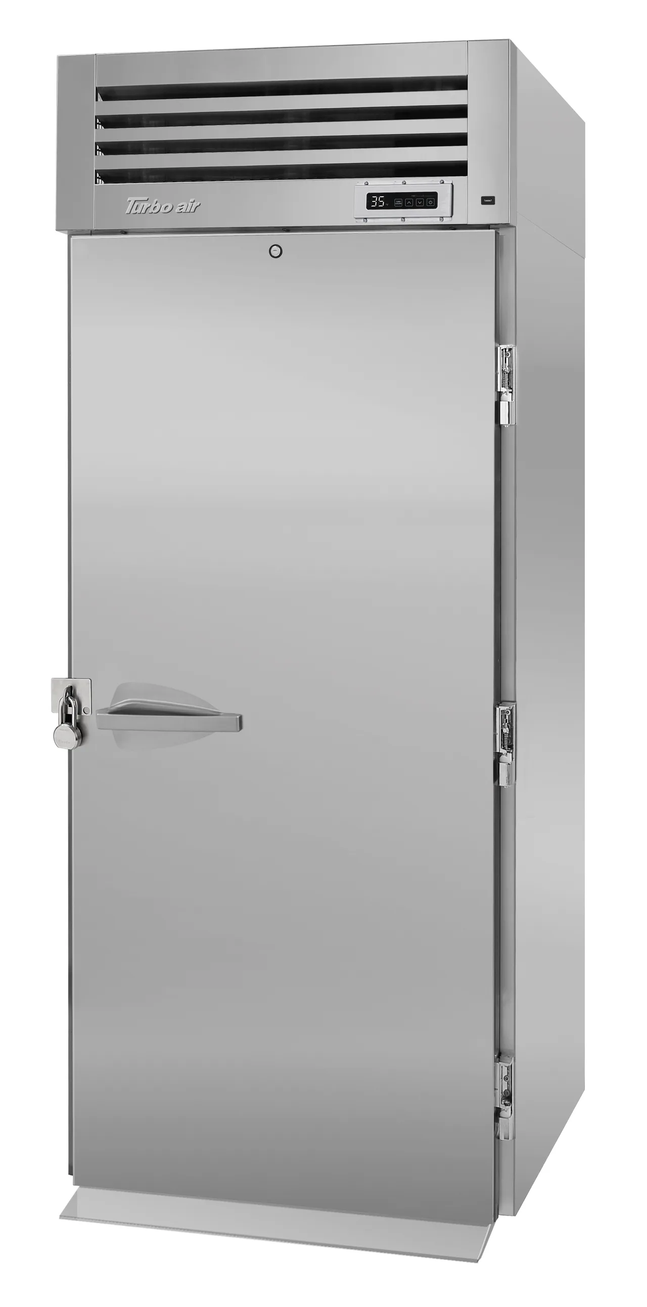 Turbo Air PRO-26R-RI-N-CRT 34" One Section Roll-In Refrigerator for Correctional Facility, Solid Door, 40 cu. ft.