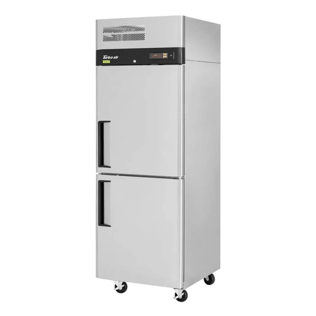 Turbo Air M3R24-2-N 28" 1-Section Reach-In Refrigerator w/ 2 Half Solid Doors, Top Mount, Aluminum Interior, 22 cu. ft.