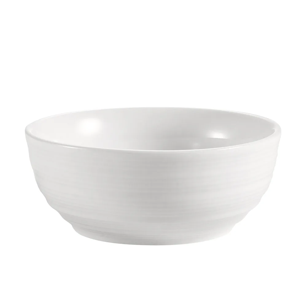 CAC China SUS-4 Sushi Bowl, 4-1/2 Oz., 4" Dia. x 1-1/2" H, Round Bone White Porcelain - Dozen