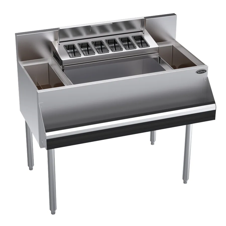 Krowne KR24-MS40C Bottle Well Bin Underbar Ice Bin/Cocktail Station
