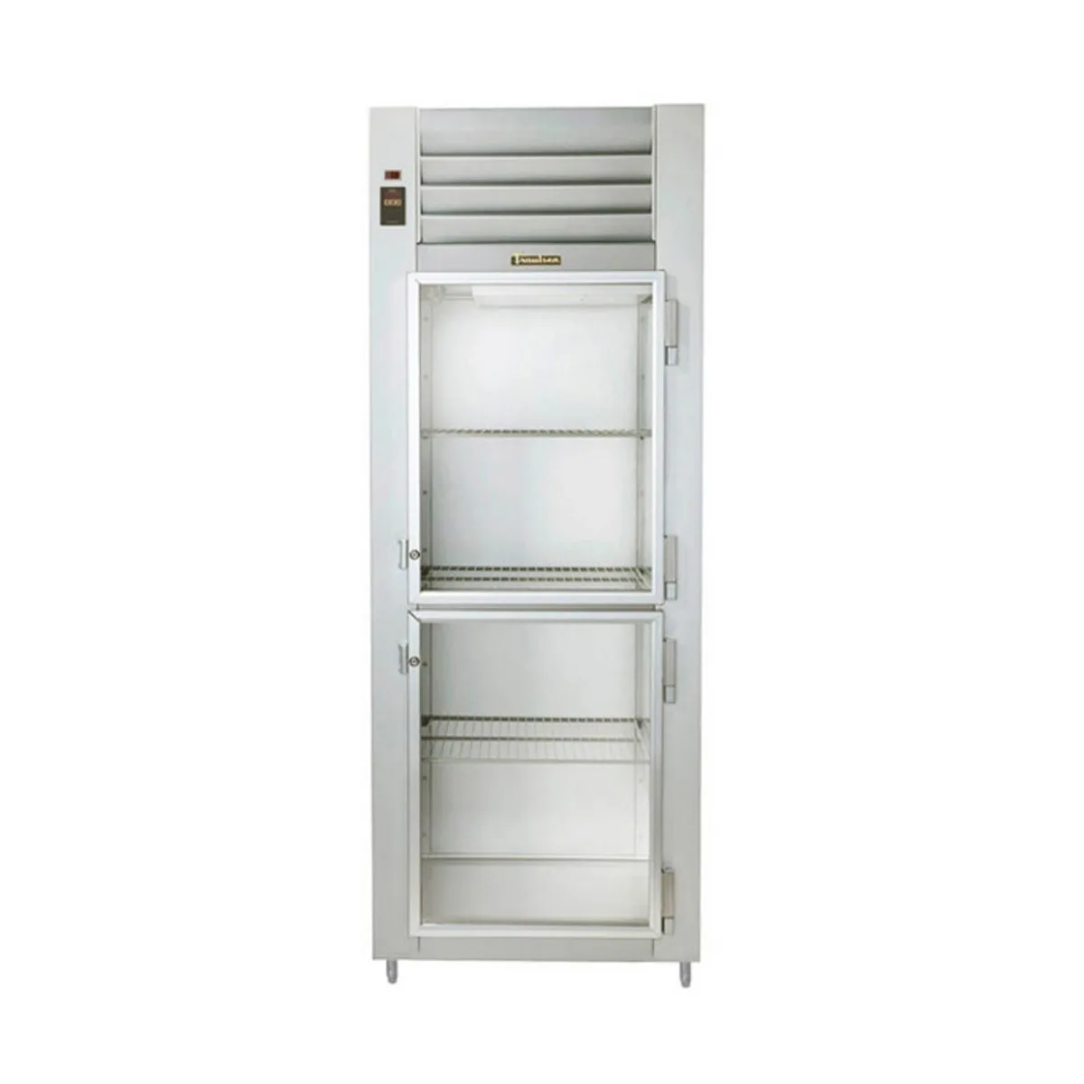 Traulsen G17043-032 30" 1-Section Pass-Thru Refrigerator w/ 4 Half Glass-Solid Doors (left-right hinged), R290, 25.3 cu. ft.