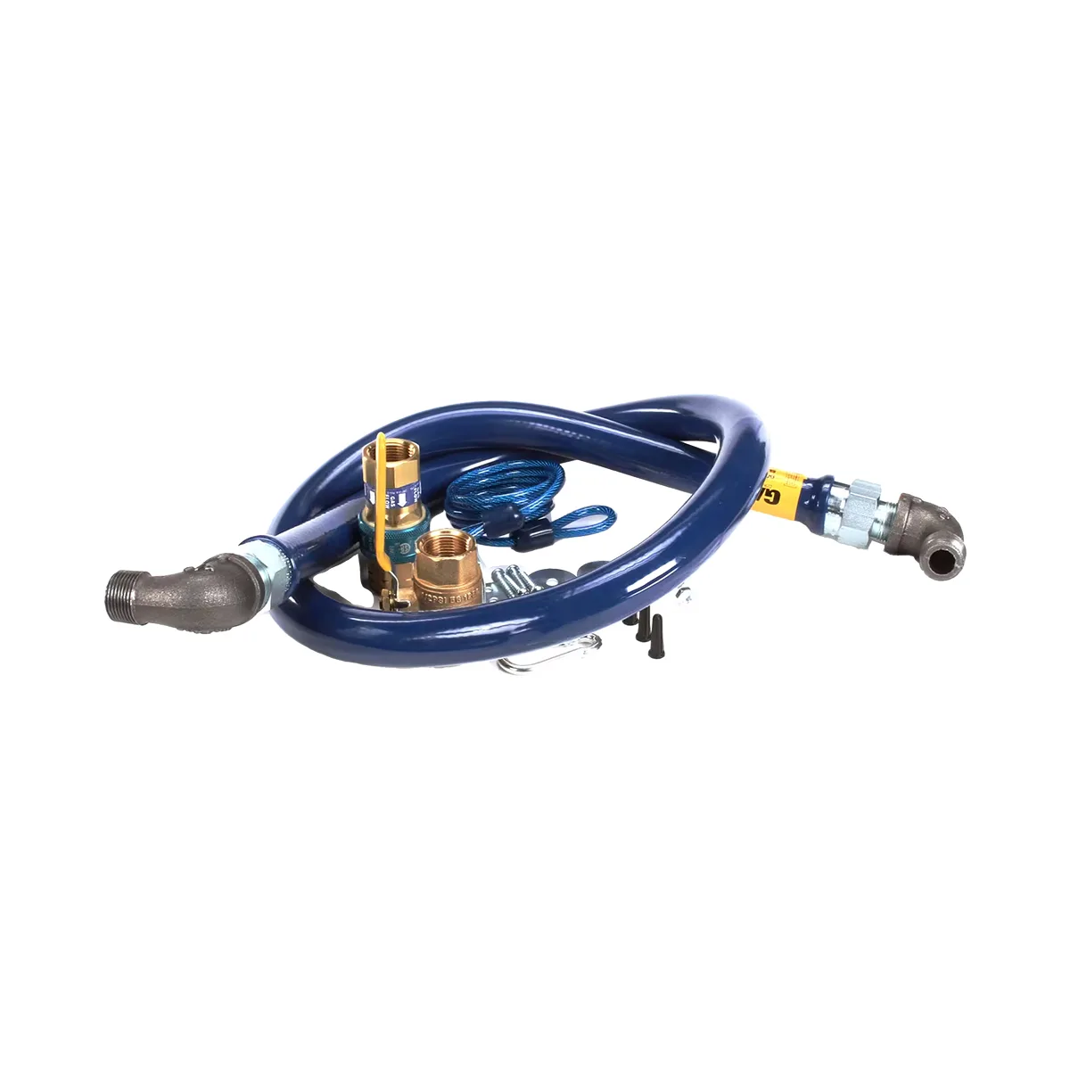 Dormont 1675KIT60 Deluxe 60" Moveable Gas Connector Kit, SnapFast Quick Disconnect,  3/4" Diameter