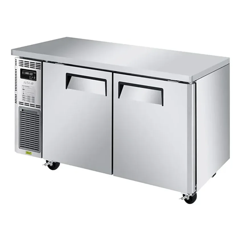 Turbo Air JUR-60S-N6 59″ 2-Section Undercounter Refrigerator w/ 2 Doors, 11.3 cu. ft.