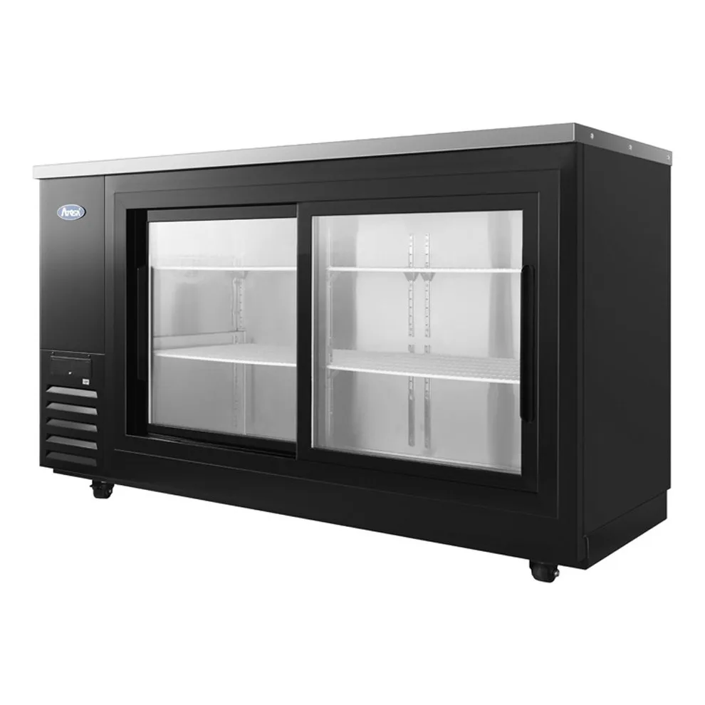 Atosa USA SBB69SGGRAUS2 Refrigerated Back Bar Cabinet
