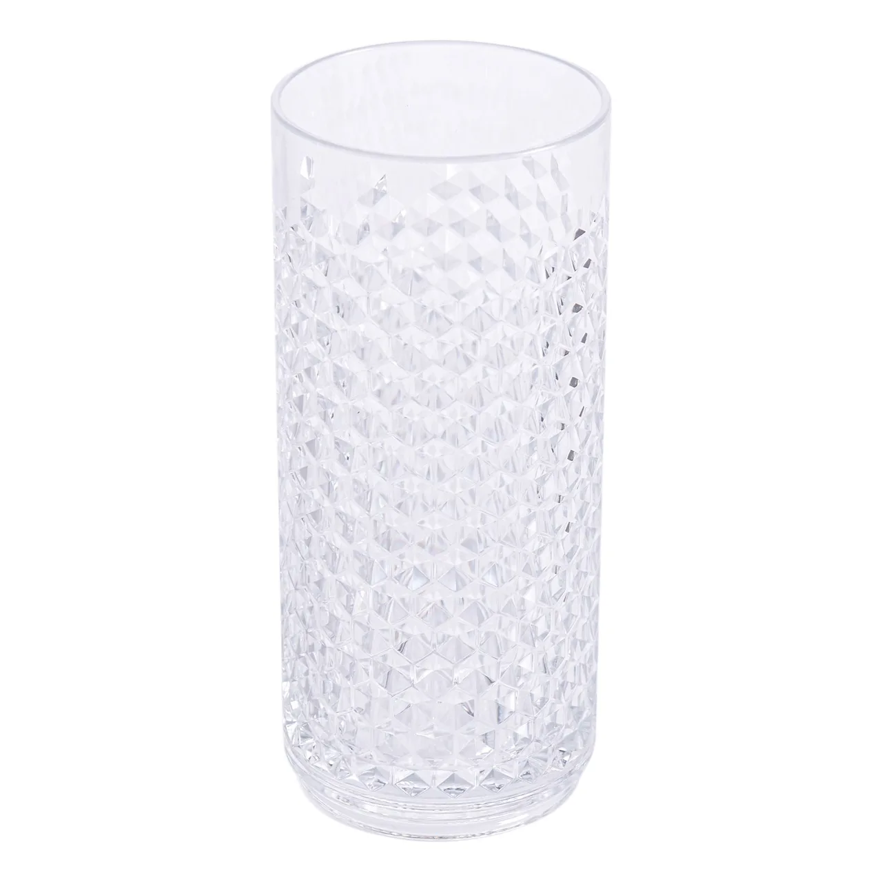 GET HX-16CO-CL Huxley Cooler Cup, 16 Oz (1 Pt) 2.9" Dia x 6.61" H, Clear SAN, Cooler Style - Dozen