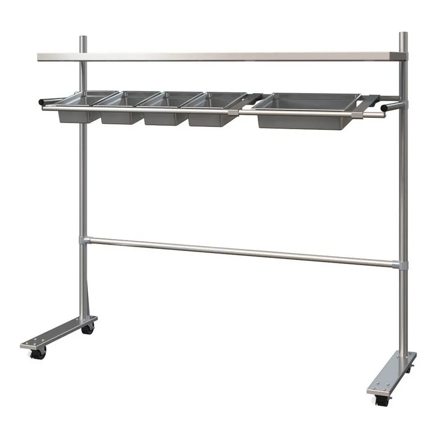 Piper Products 411-1219 Cantilevered Tray Starter Station - 72"L x 64-1/2"H
