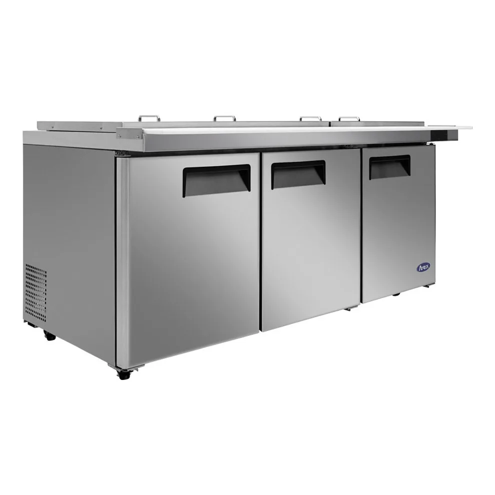 Atosa USA MSF8308GR-NTCV 72“ Three Section Mega Top Sandwich Prep Table