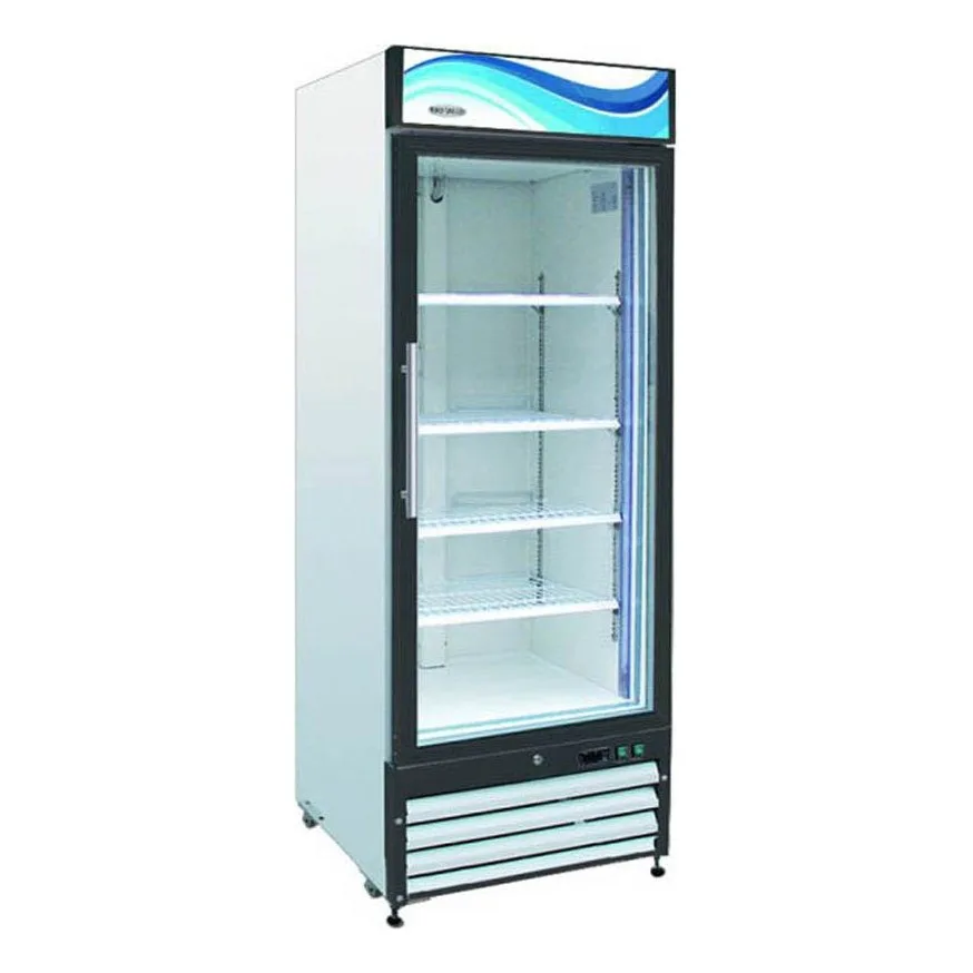 Serv-Ware GF23-HC 27″ One Section Glass Door Freezer Merchandiser in White
