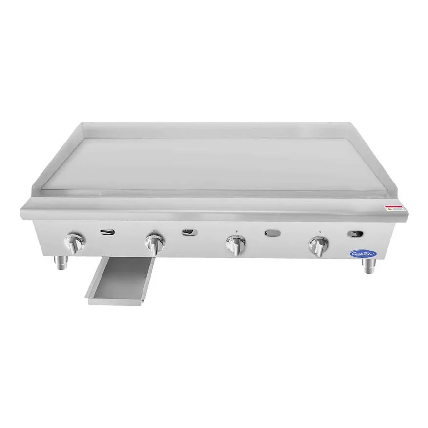 Atosa USA ATTG-48 48" Countertop Gas Griddle with Thermostatic Controls