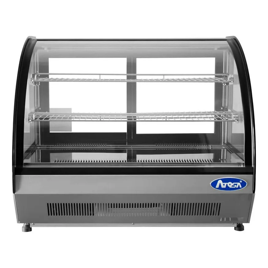 Atosa USA CRDC-35 27" Countertop Refrigerated Display Case w/ Sliding Glass Door, 3.5 cu. ft.