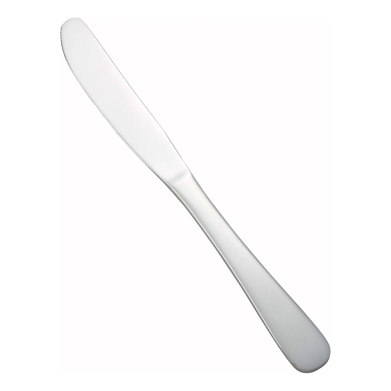 Winco 0026-08 Elite Dinner Knife, 8-5/8" Mirror Finish, 18/0 Stainless Steel, 8‑9" Blade - 1 Dozen