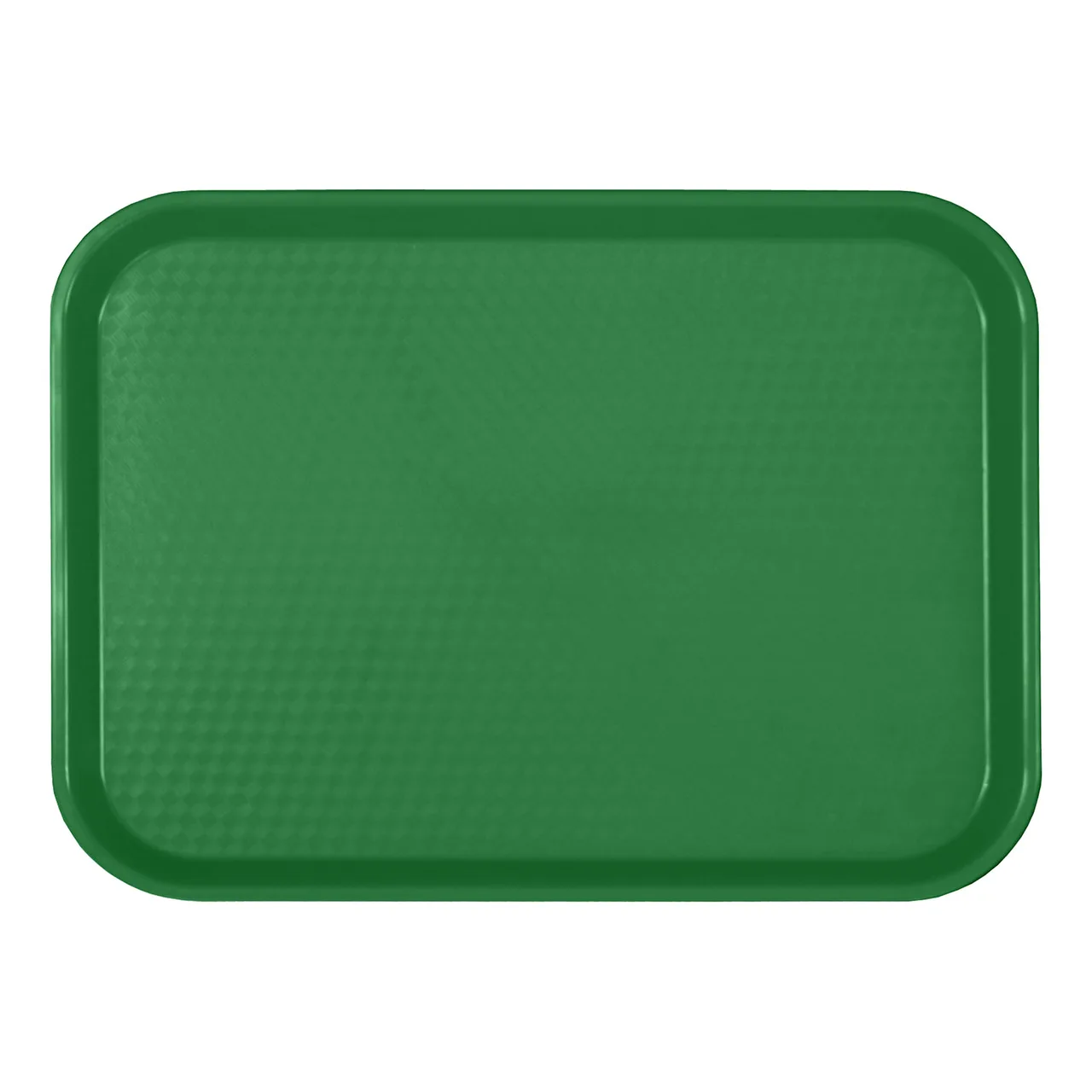 Thunder Group PLFFT1216GR Fast Food Tray, 12" X 16-1/4", Rectangular, Polypropylene, Green