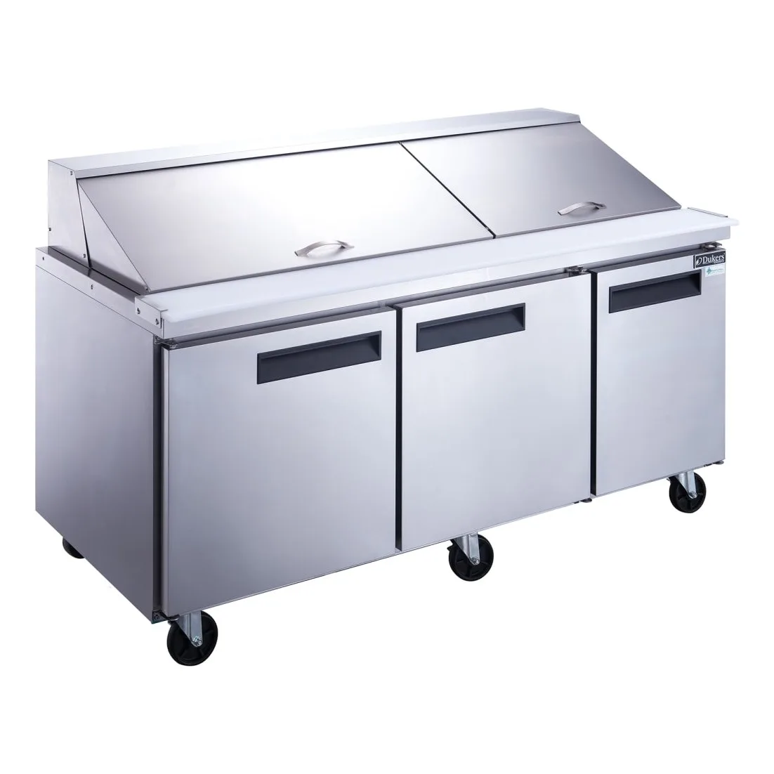 Dukers DSP72-30M-S3 72 1/2" Sandwich/Salad Prep Table w/ Refrigerated Base, 115v