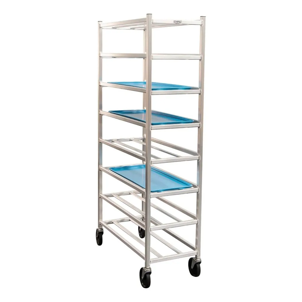 New Age 1355M Aluminum Universal Platter Rack w/ 8 Shelf Capacity