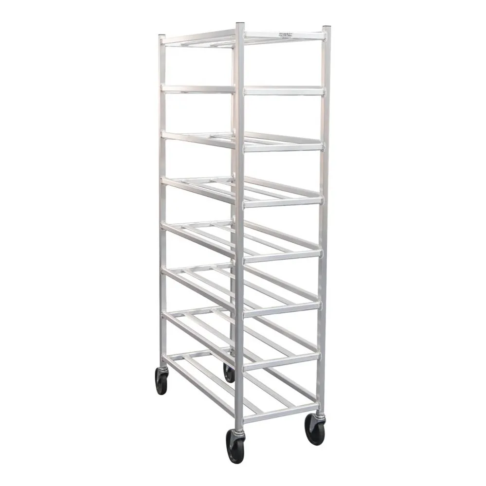 New Age 1355M Aluminum Universal Platter Rack w/ 8 Shelf Capacity