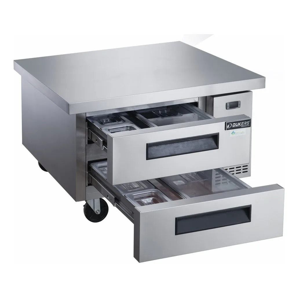 Dukers DCB52-60-D2 60" Chef Base w/ (2) Drawers - 115v