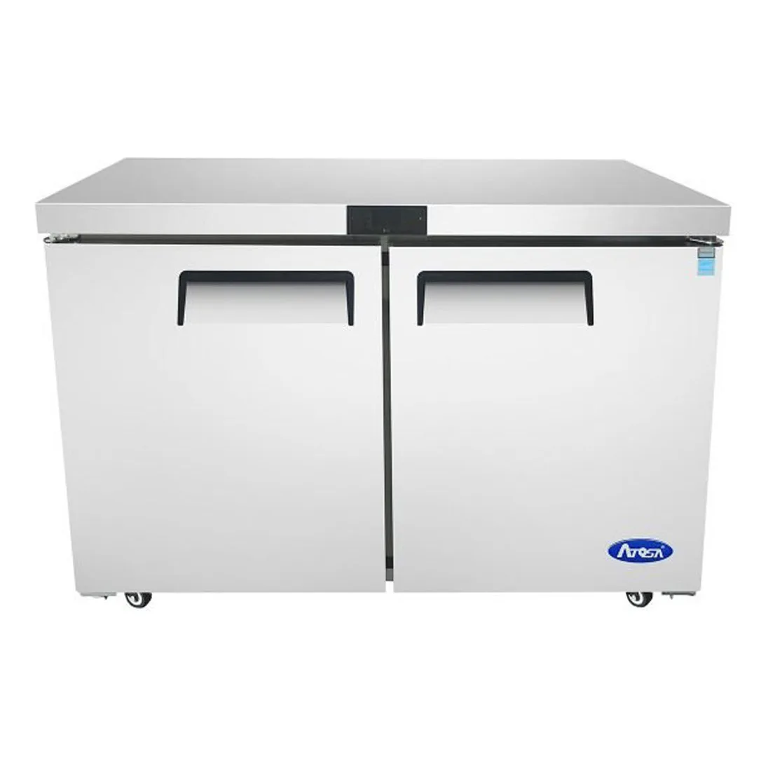 Atosa USA MGF8403GR 60" Two Section Undercounter Refrigerator w/ 2 Doors, 17.2 cu. ft.