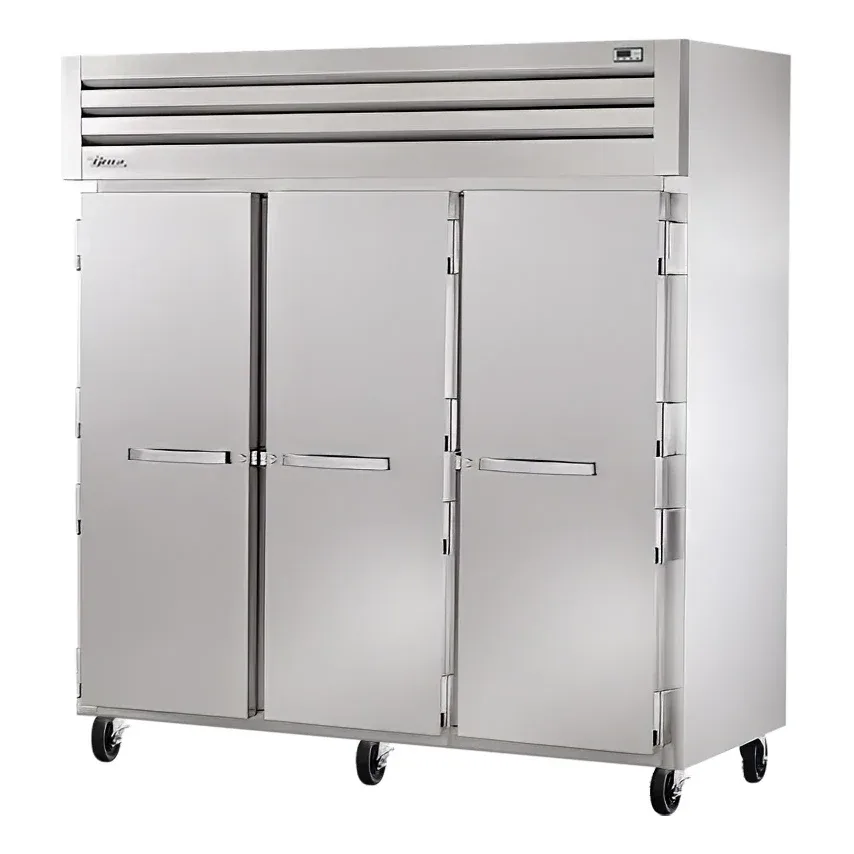 True STG3F-3S-HC 78″ Three Section Reach In Freezer, (3) Solid Doors, 115v/1ph