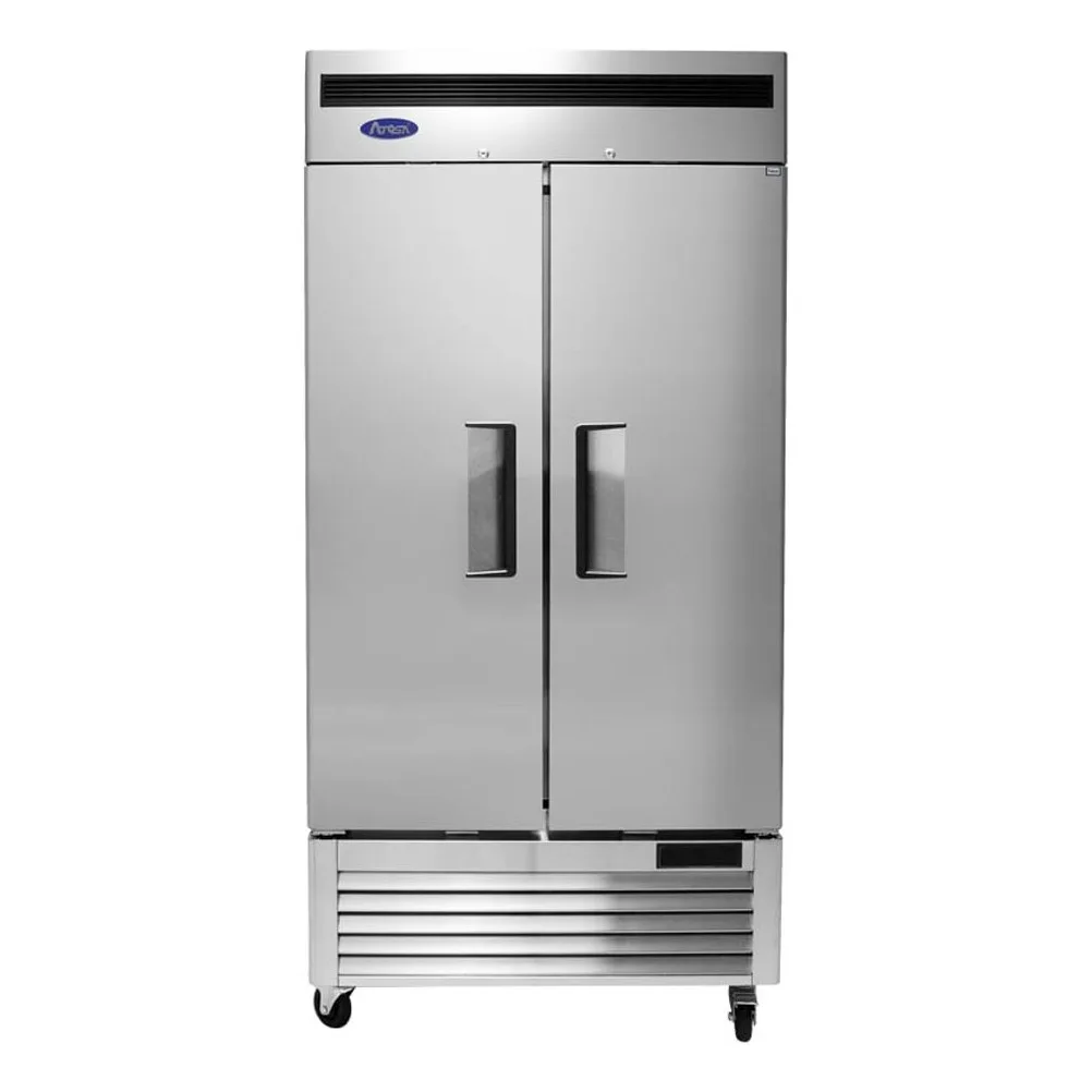 Atosa USA MBF8506GR Reach-In Refrigerator w/ 2 Solid Door, Bottom Mounted, Stainless Steel 28.5 cu. ft.