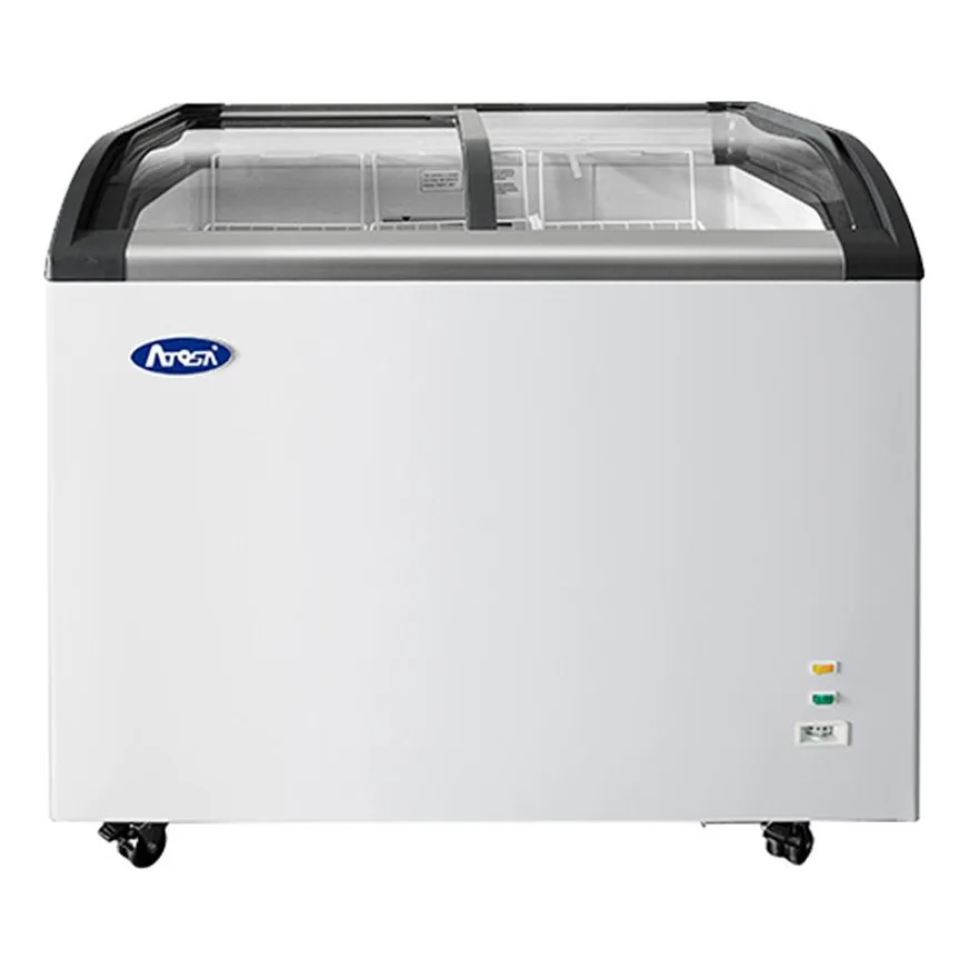 Atosa USA MMF9110 41" Glass Chest Freezer, 9.6 cu. ft. - Discontinued (Limited with Stocks)