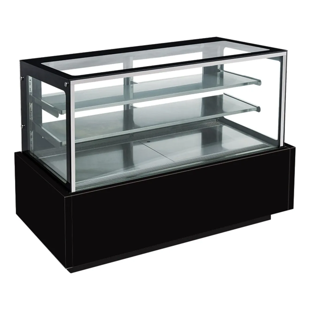 Dukers DDM60R 60" Full Service Bakery Case w/ Straight Glass - (3) Levels, 115v