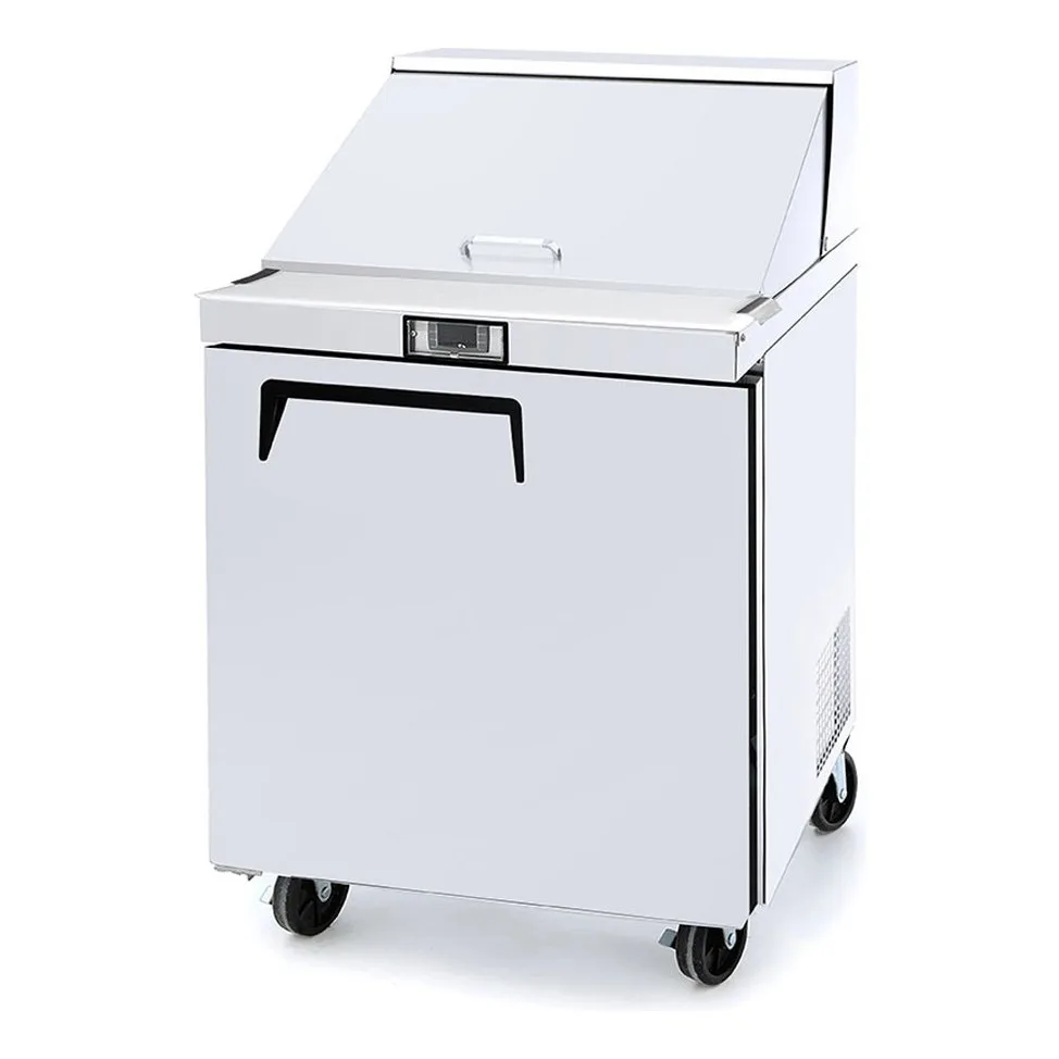 Atosa USA MSF8301GR 27“ One Section Sandwich/Salad Prep Table w/ 1 Door, 8 Pans, 7.2 cu. ft.