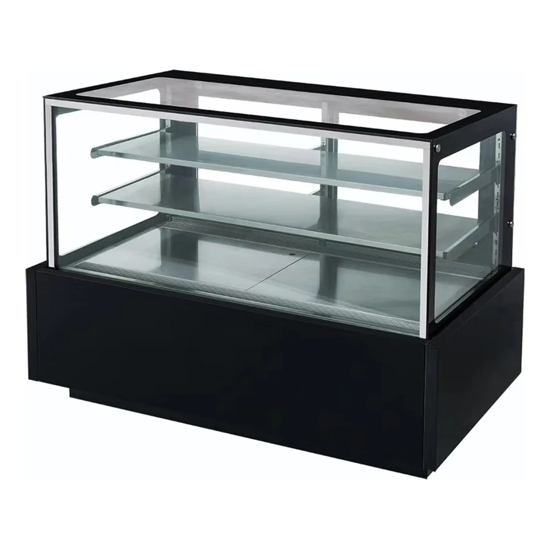 Dukers DDM36R 36" Full Service Bakery Case w/ Straight Glass - (3) Levels, 115v