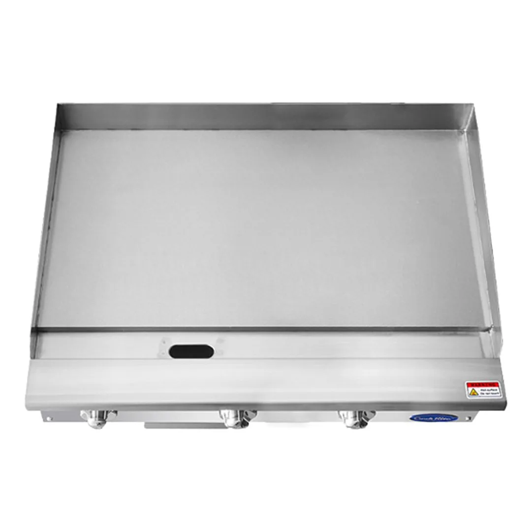 Atosa USA ATMG-36 36“ CookRite Countertop Gas Griddle w/ Manual Controls, 90.000 BTU
