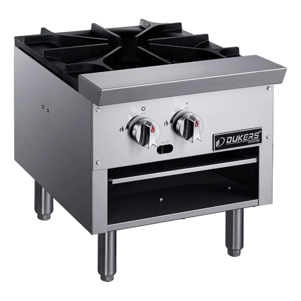 Dukers DCSPB1 1 Burner Stock Pot Range, Convertible