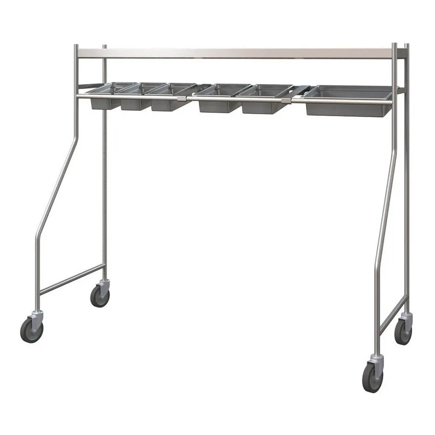 Piper Products 411-1215 Stainless Steel Tray Starter Station - 71-3/4"L x 61-3/8"H