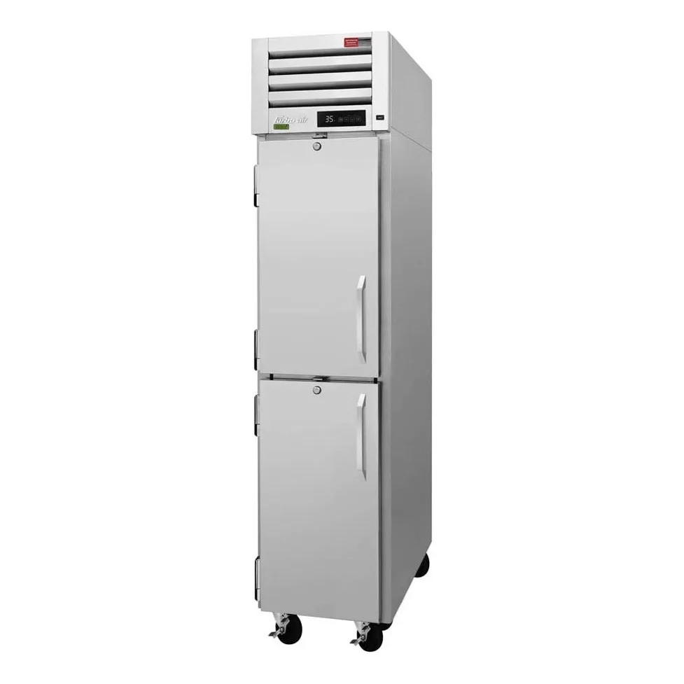 Turbo Air PRO-15-2F-N 17″ One Section Reach-In Freezer w/ 2 Half Solid Doors, All Stainless Steel, 13 cu. ft.