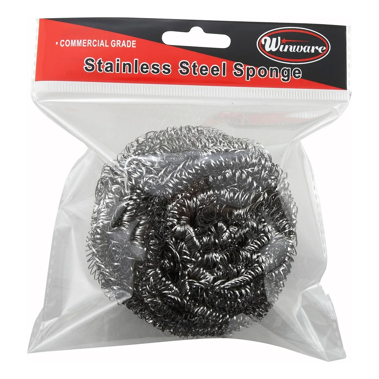 Winco SPG-50 50 gram Stainless Steel Sponge, Small