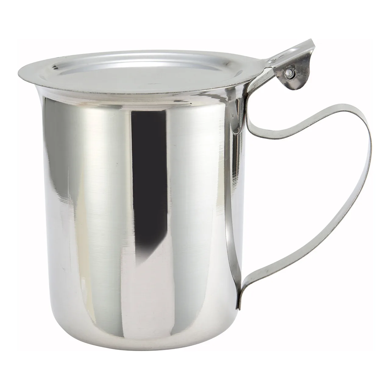 Winco SCT-10F 10 oz Stackable Server w/ Cover & Handle, Stainless Steel