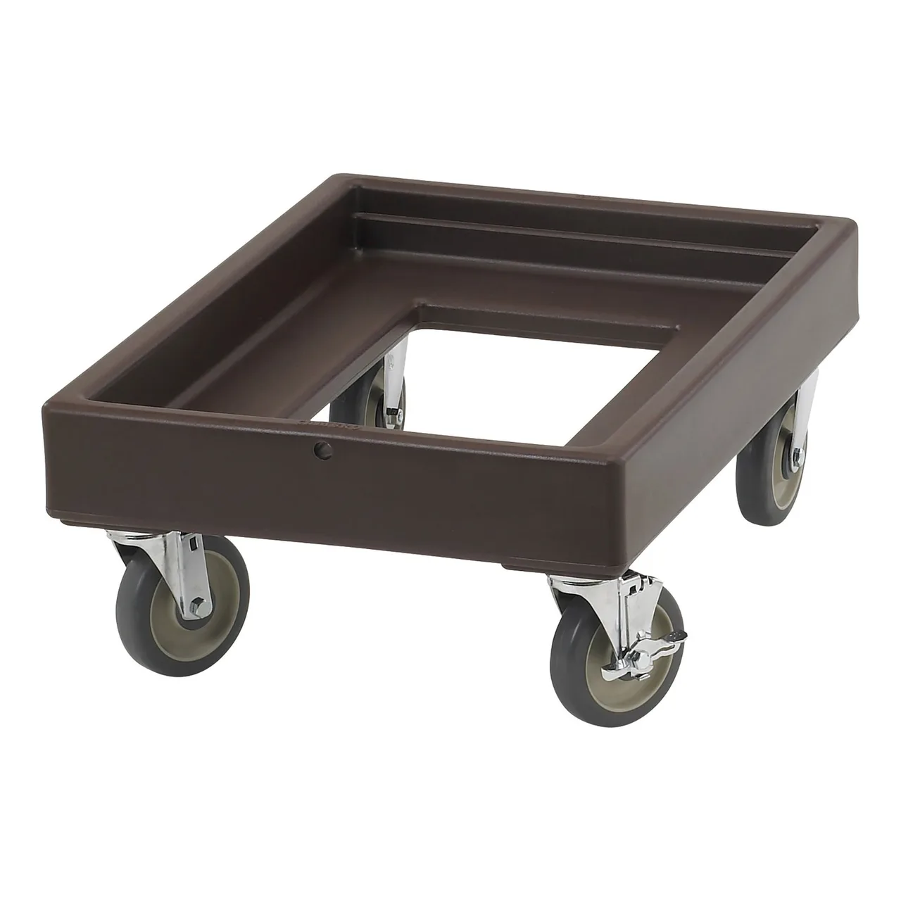 Cambro CD100131 Dark Brown Camdolly for Cambro Camtainers w/ 300 lb Capacity