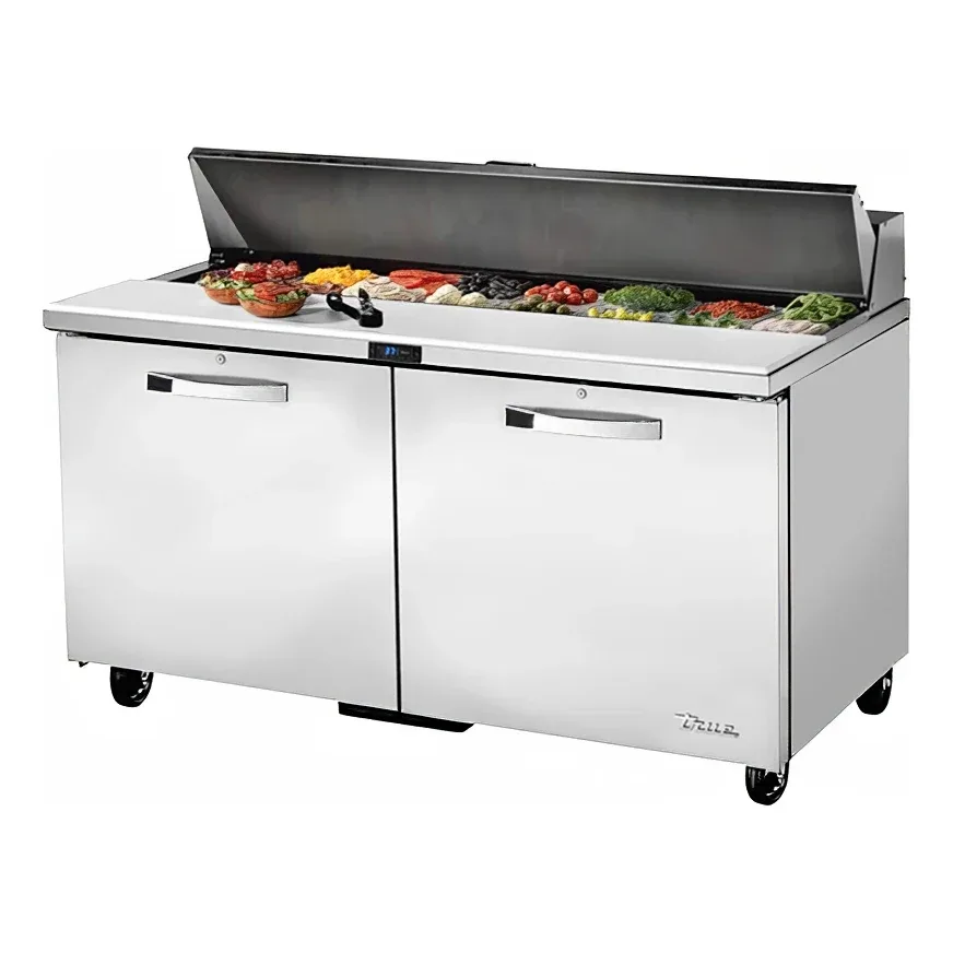 True TSSU-60-16-HC~SPEC3 60″ Spec Series® Sandwich/Salad Prep Table w/ Refrigerated Base, 115v