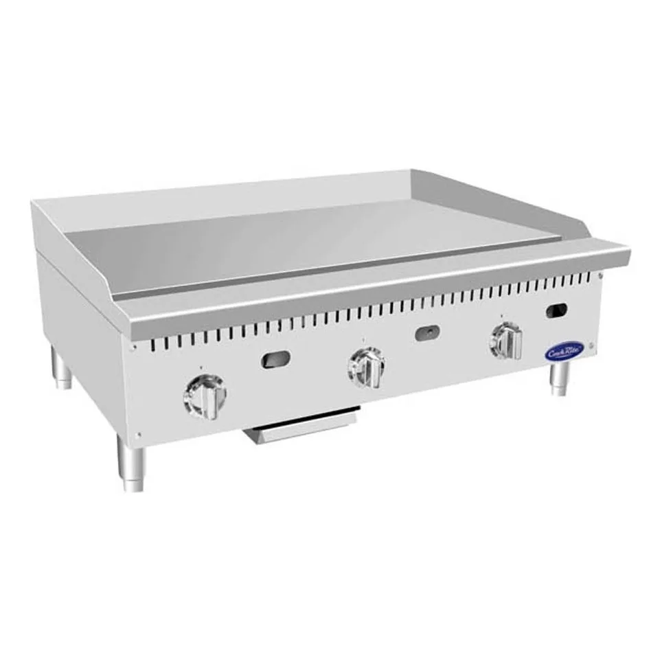 Atosa USA ATTG-36 36" CookRite Countertop Gas Griddle w/ Thermostatic Controls, 75.000 BTU