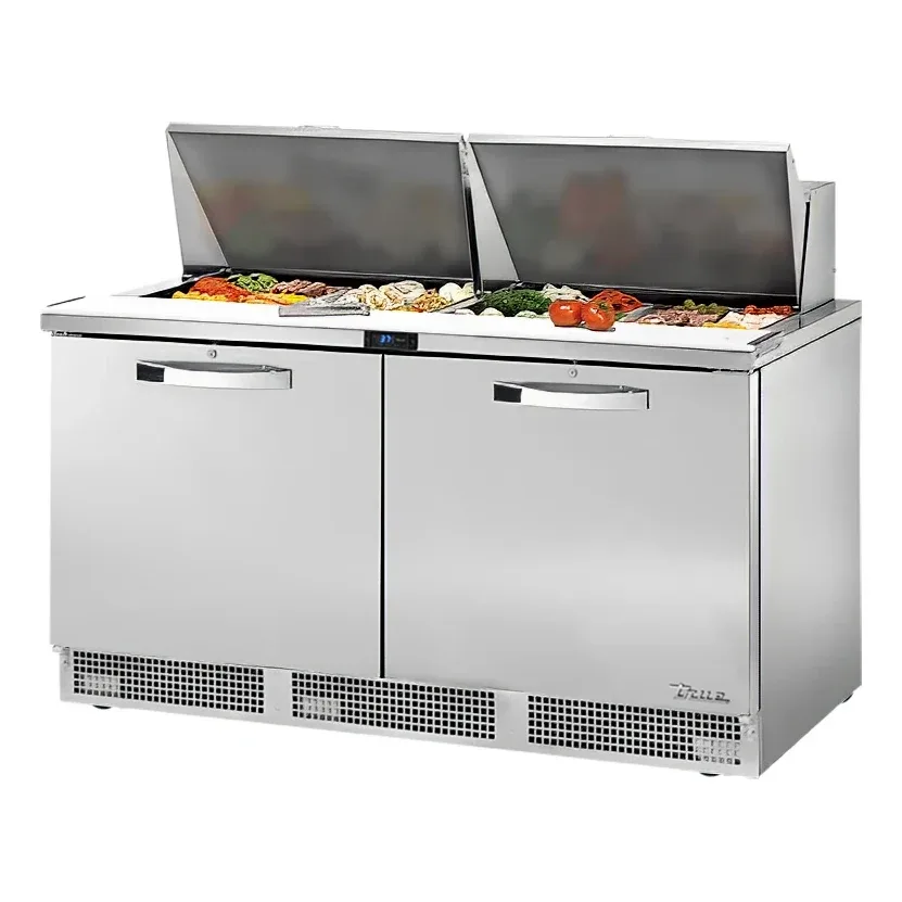 True TFP-64-24M~SPEC3 64″ Spec Series® Sandwich/Salad Prep Table w/ Refrigerated Base, 115v