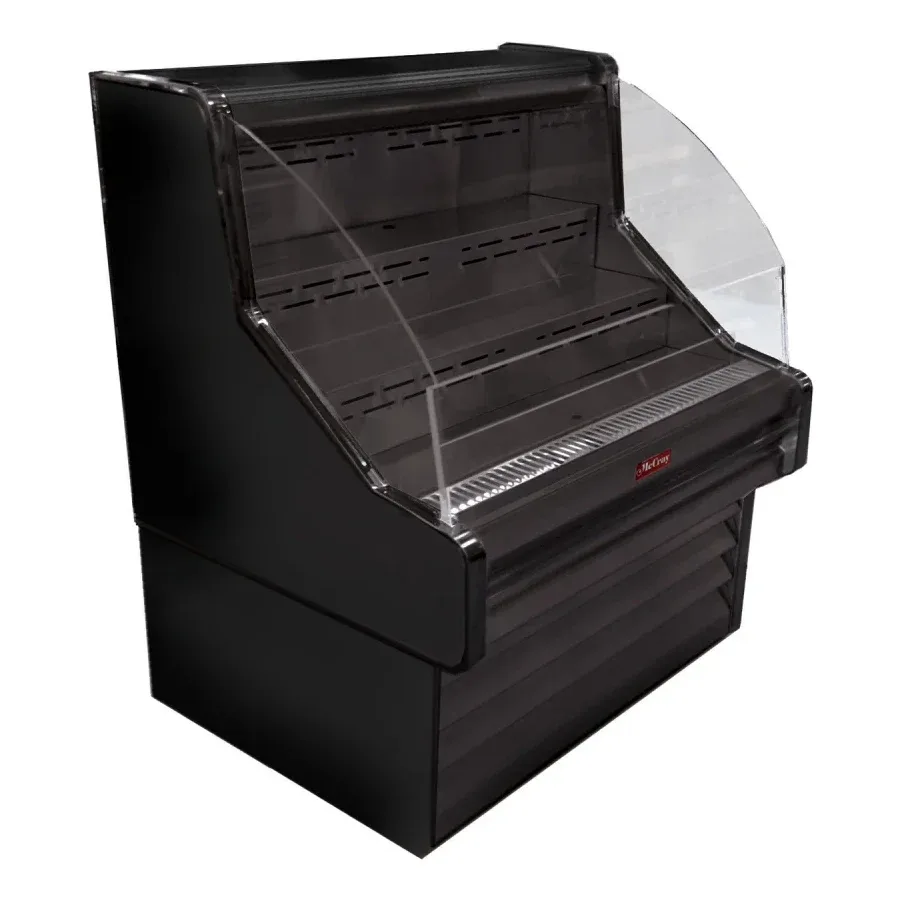 Howard-McCray SC-OS30E-5C-B-LED 63″ Impulse Horizontal Open Air Cooler w/ (3) Levels, 115v