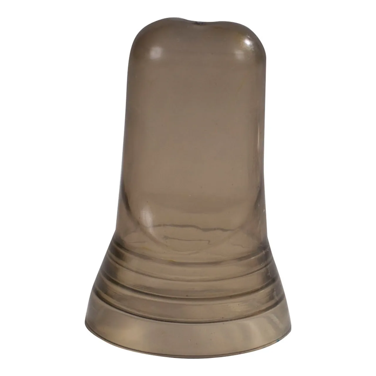 Winco PC-1 Universal Liquor Pourer Cover, 2" L x 2-3/4" W x 1-1/5" H, plastic, smoke, NSF - 1 Dozen