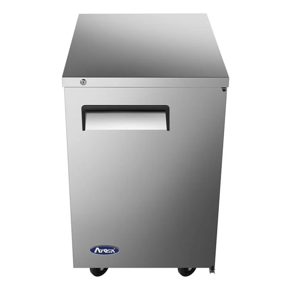 Atosa USA MBB23GR 23“ One Section Back Bar Cooler with Solid Door, 8.2 cu. ft.