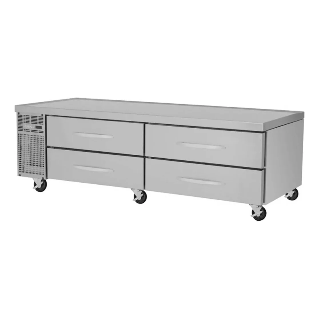 Turbo Air PRCBE-84F-N 84″ 4 Drawers Pro Series Freezer Chef Base, Marine Edge, 14.75 cu. ft.