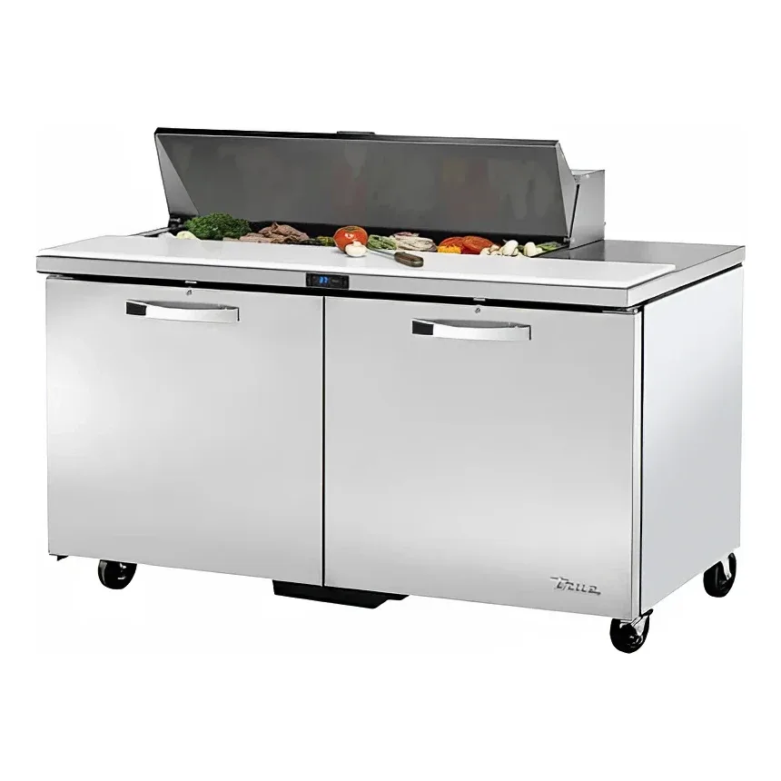 True TSSU-60-12-HC~SPEC3 60″ Spec Series® Sandwich/Salad Prep Table w/ Refrigerated Base, 115v