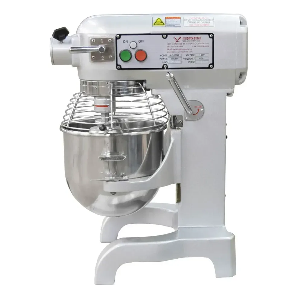 American Eagle AE-10NA Countertop 10 qt Planetary Mixer, #12 HUB, 3-Speed, 2/3 hp 2