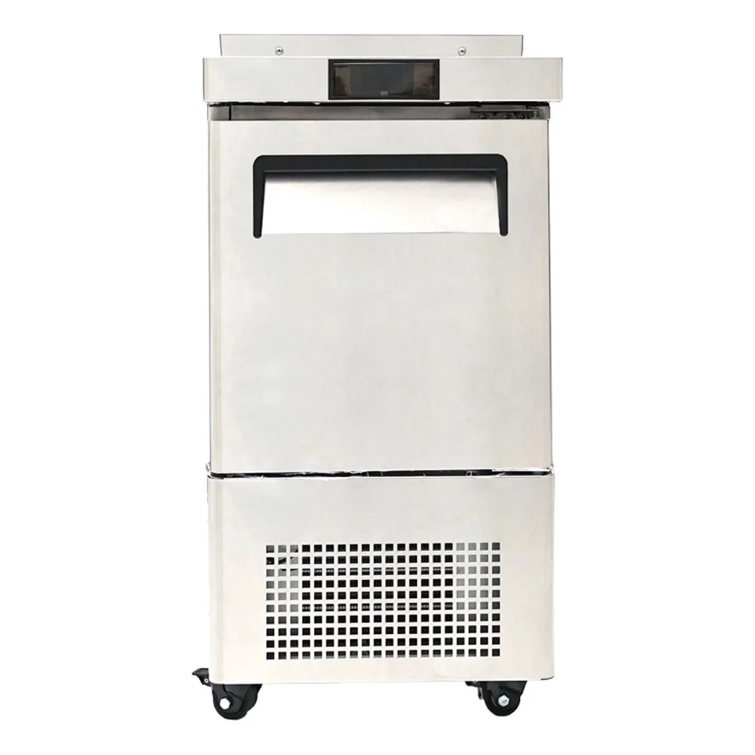 Atosa USA MSF17GR-NTCV 17" One Section Sandwich / Salad Prep Table w/ 1 Door, 8 pans 3.7 cu. ft.