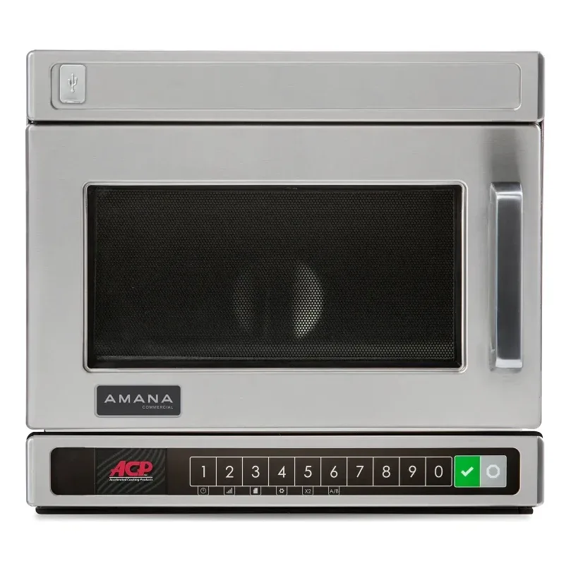Amana HDC18Y2 1800w Commercial Microwave w/ Touch Pad – 208-240v