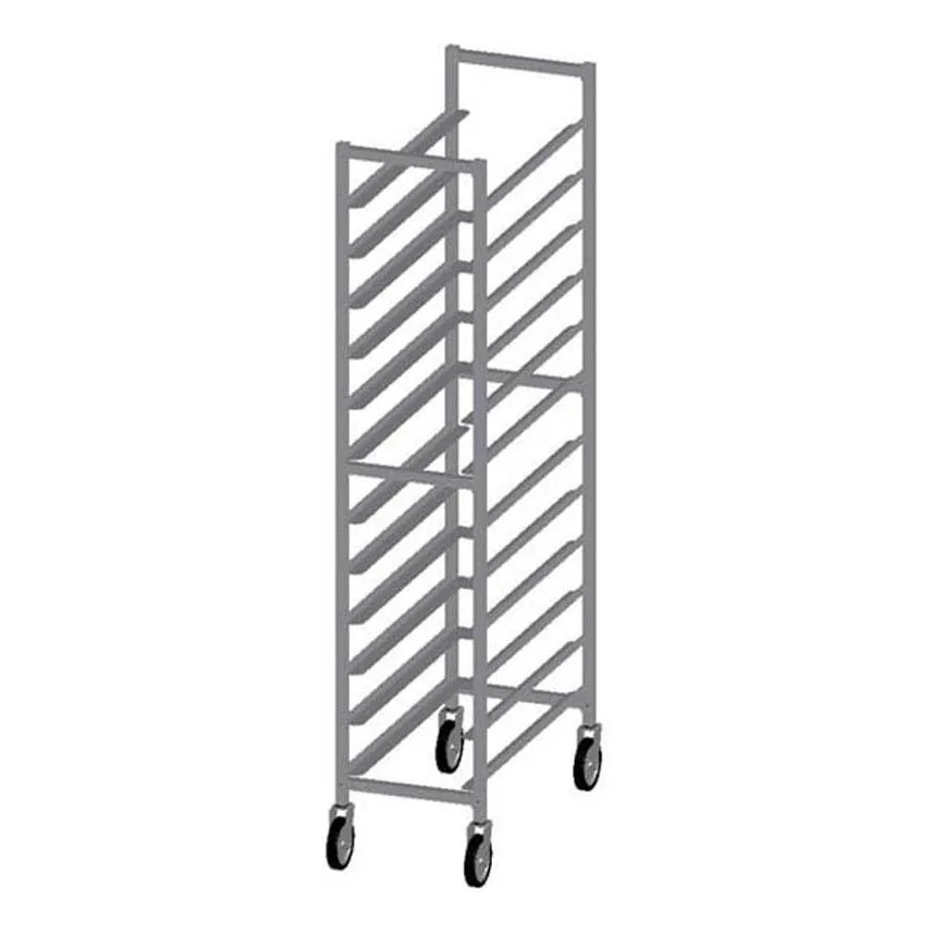 Prairie View WE5012KD-PL 12 Pan Heavy Duty Aluminum Platter Racks - Unassembled